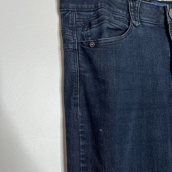 Democracy Ab Solution Skinny Jeans Womens Size 16 Mid Rise Slimming Dark Wash - Picture 2 of 6